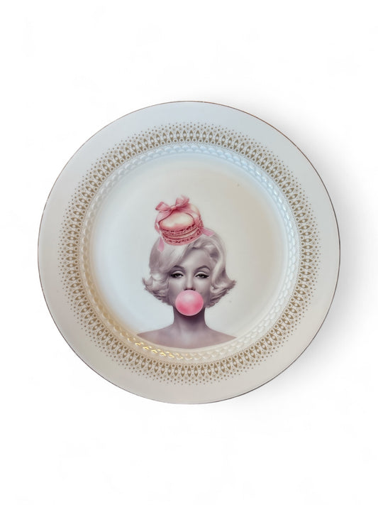 Vintage Wandbord Marilyn kauwgom
