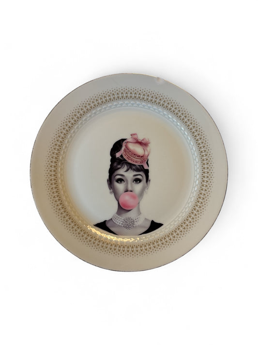 Vintage Wandbord Audrey Kauwgom