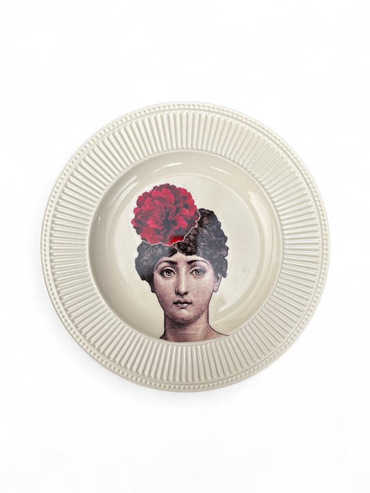 Vintage Wandbord Lina Fornasetti Bloem
