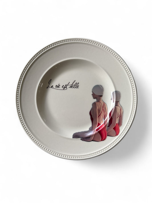 Vintage Wandbord ‘La vie est belle’