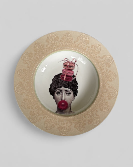 Vintage Wandbord Lina Fornasetti Bubblegum