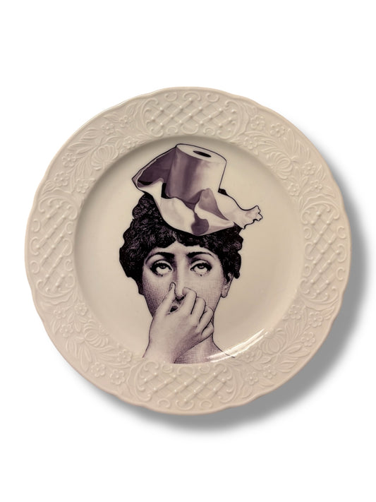 Vintage Wandbord Lina Wc Rol