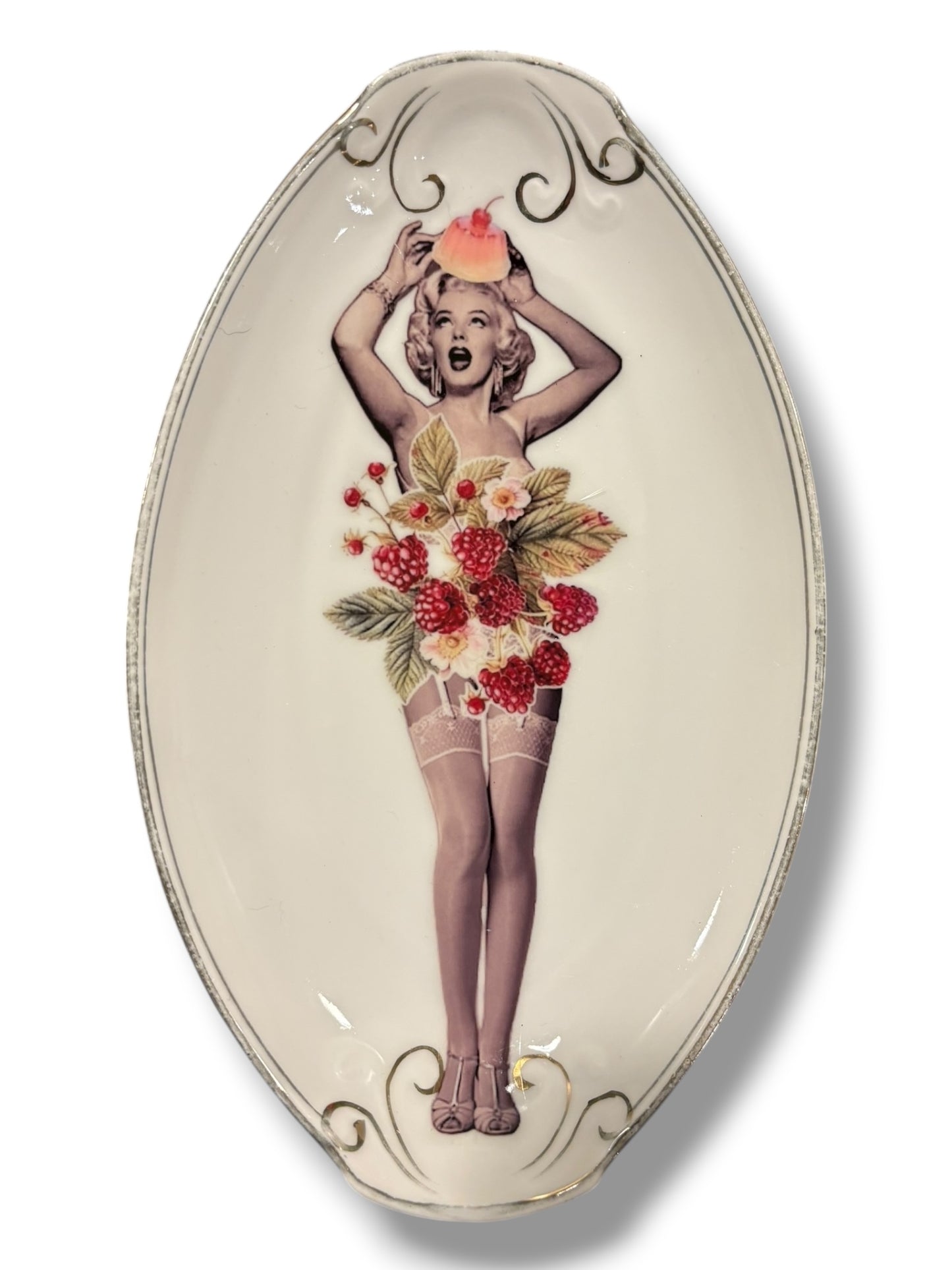 Vintage Wandbord Ovaal Marilyn