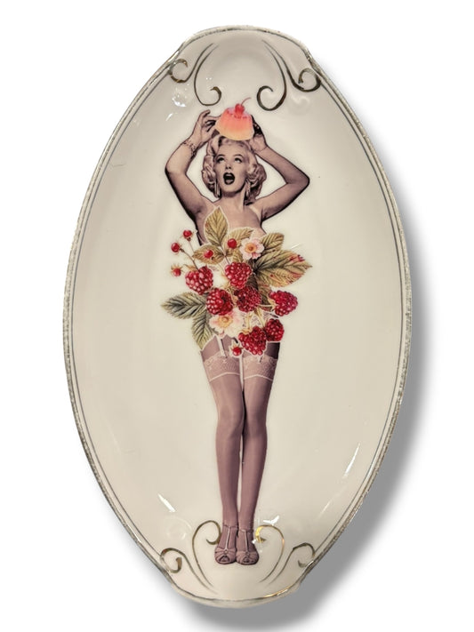 Vintage Wandbord Ovaal Marilyn