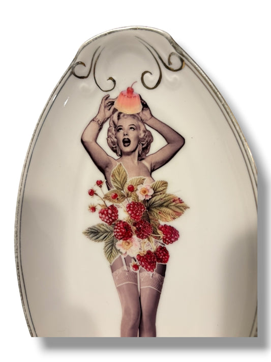 Vintage Wandbord Ovaal Marilyn