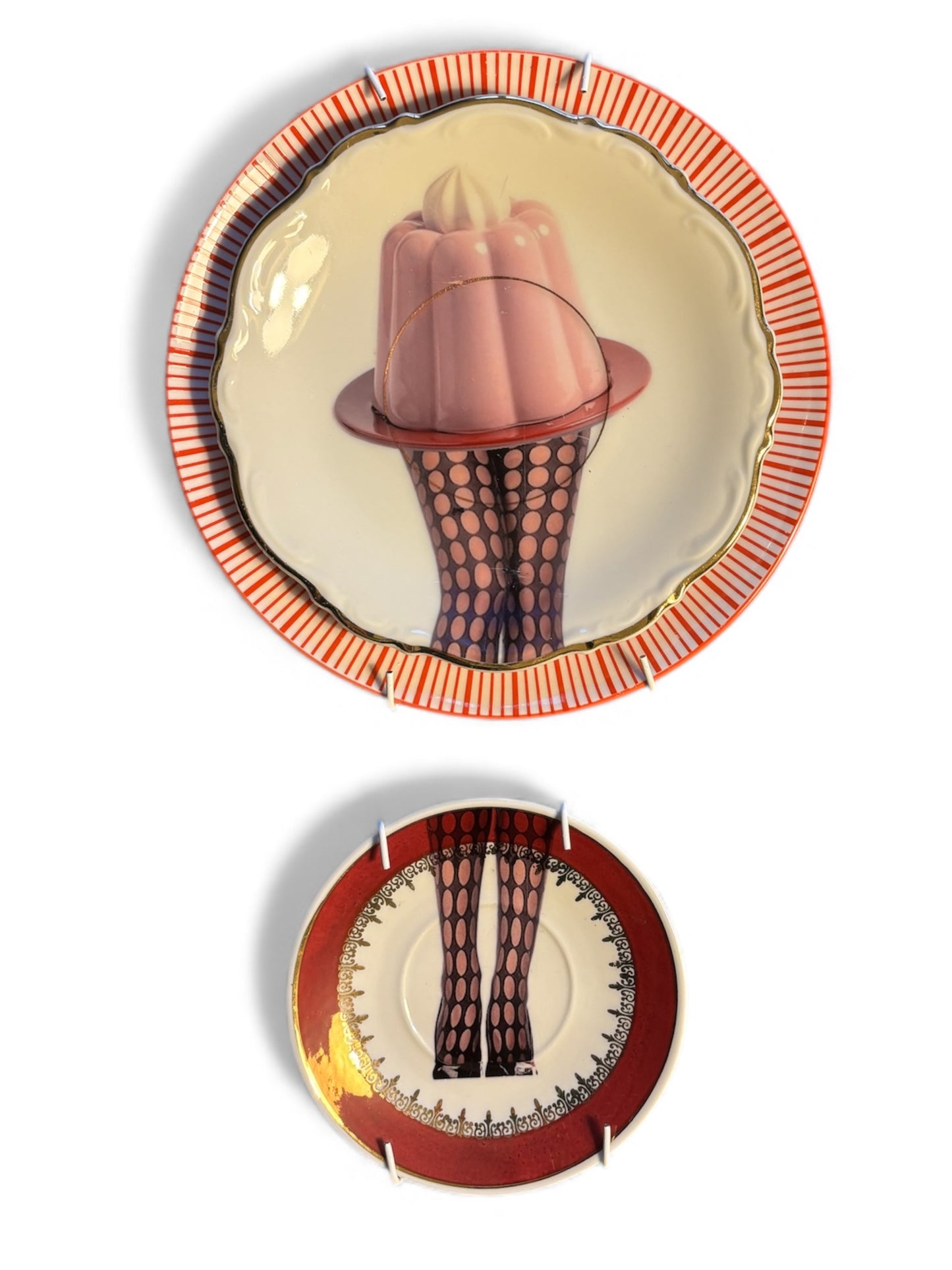 Vintage Wandbord Pudding Benen