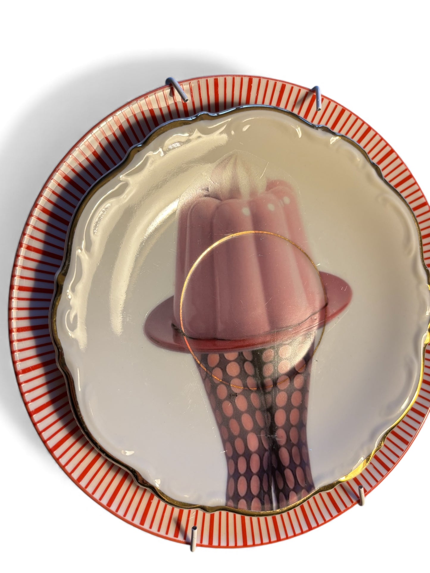 Vintage Wandbord Pudding Benen