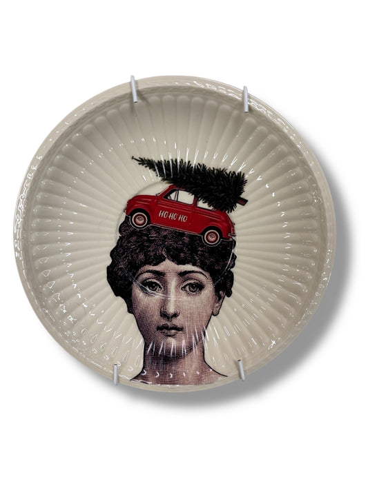 Vintage Wandbord Lina Fornasetti Kerst