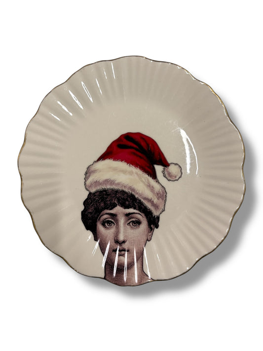 Vintage Wandbord Lina Fornasetti Kerst