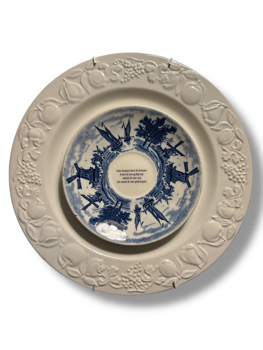 Vintage Wandbord Set met gedicht van Caro |The Vintage Vibe