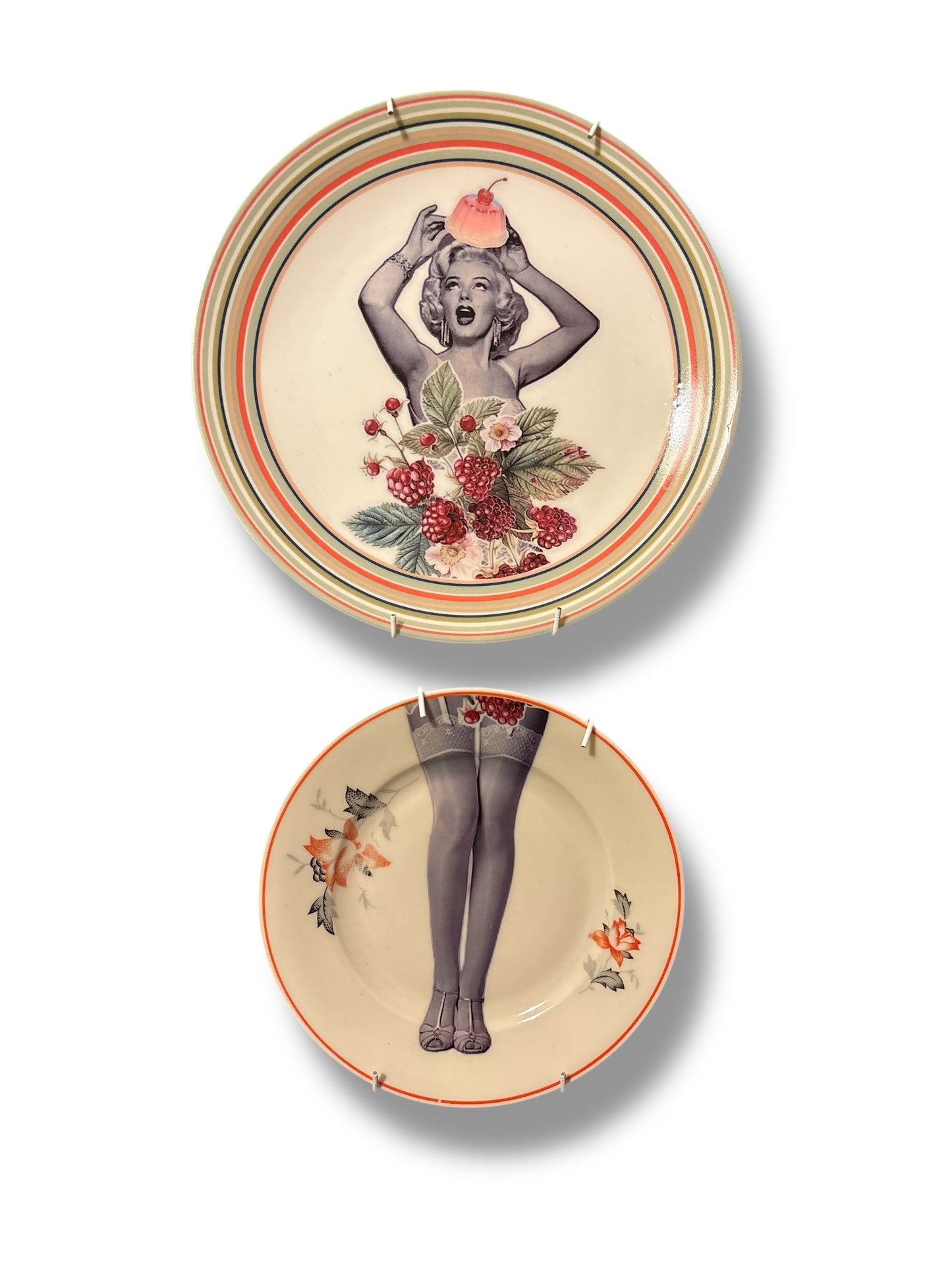 Vintage Wandbord Marilyn Framboos Set | The Vintage Vibe