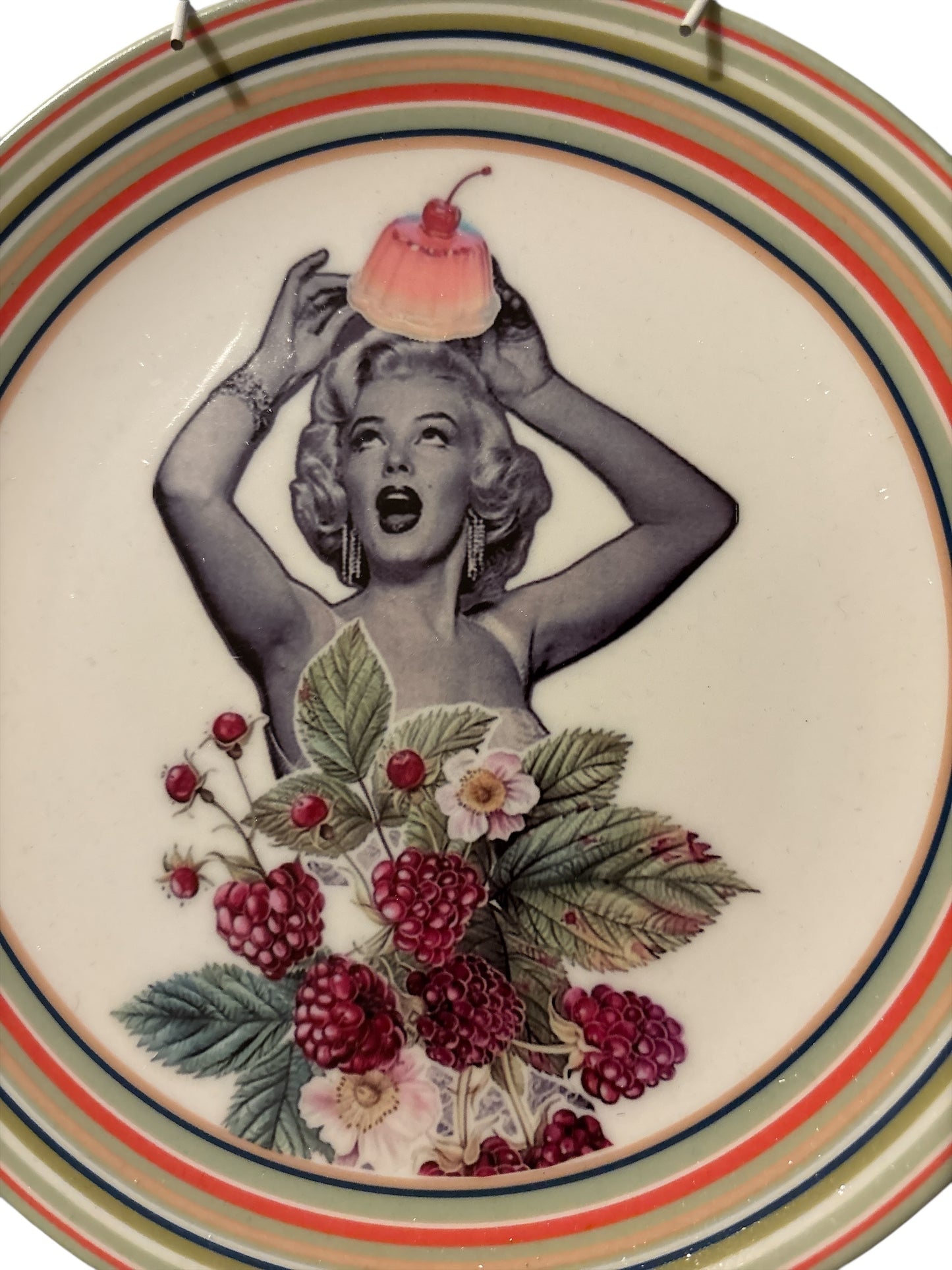 Vintage Wandbord Marilyn Framboos Set | The Vintage Vibe