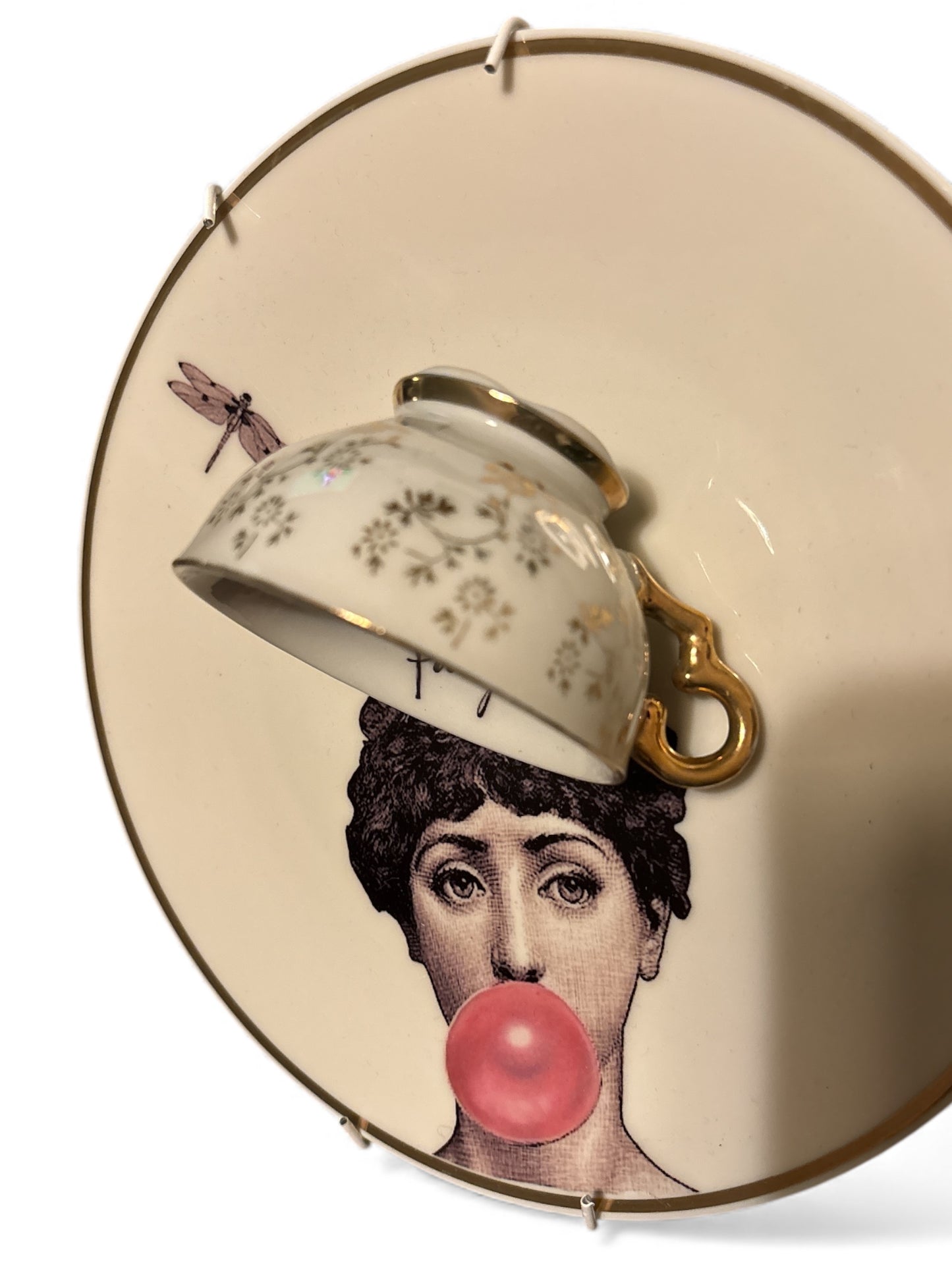 Vintage Wandbord Fornasetti Life is a Party