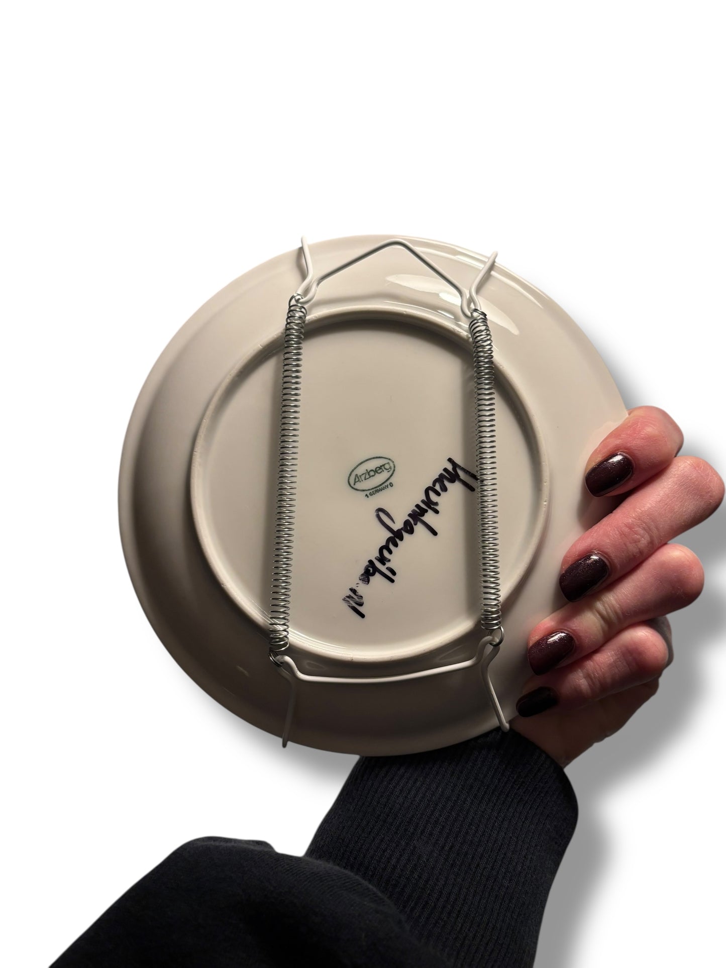 Vintage Wandbord Man met Paraplu’s | The Vintage Vibe