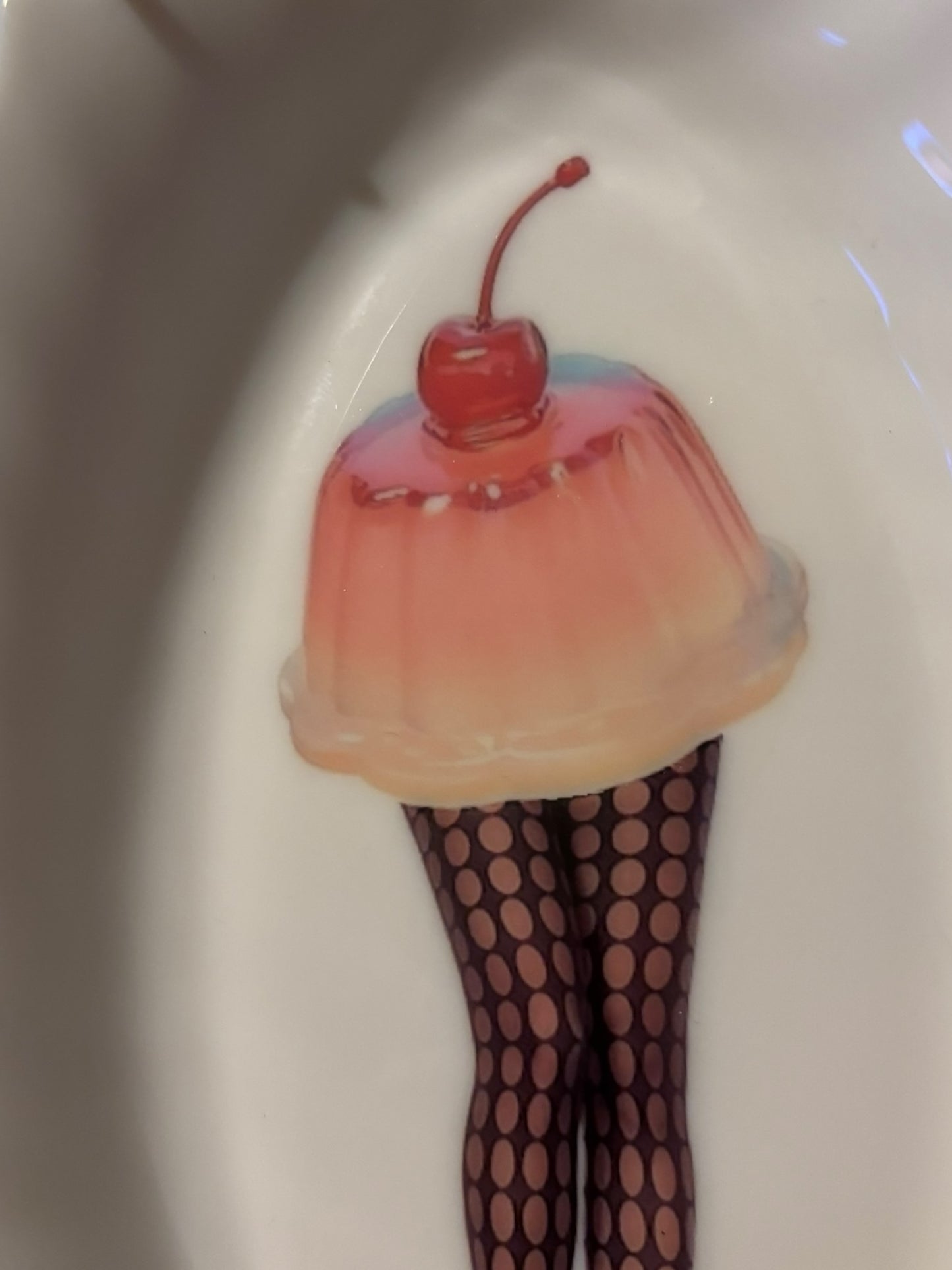 Vintage Wandbord Pudding Benen