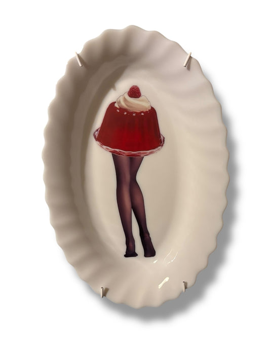 Vintage Wandbord Pudding Benen