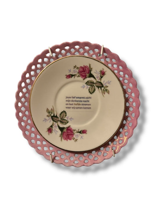 Vintage Wandbord Set met gedicht van Caro |The Vintage Vibe