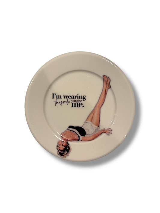 Vintage Wandbord Smile