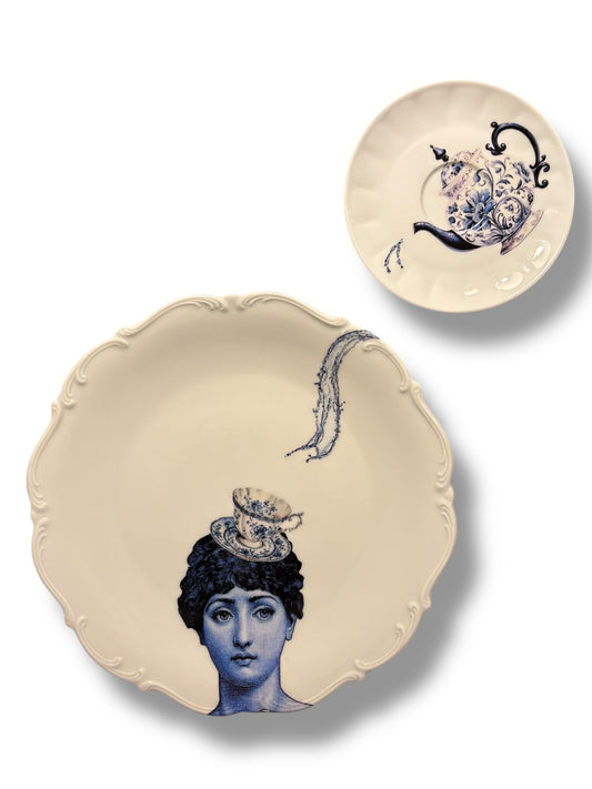 Vintage Wandbord Lina Fornasetti Set | The Vintage Vibe